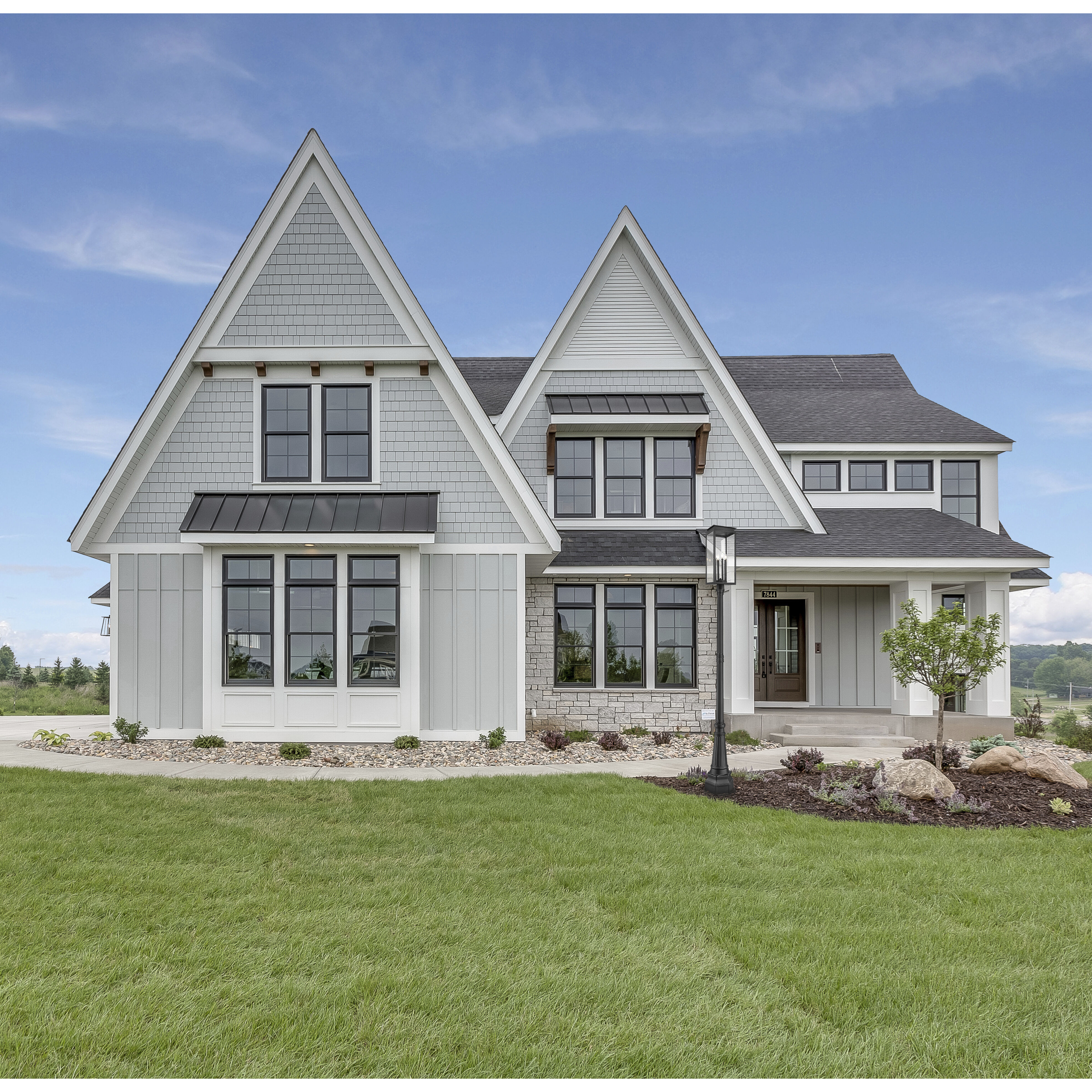 Nova 4 Light 109.5 inch Black Outdoor Post Mounted Fixture