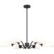 Breton 6 Light 39 inch Matte Black Chandelier Ceiling Light