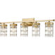 Archer 5 Light 38 inch Heirloom Gold Vanity Wall Light