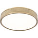 Stari LED 16.75 inch Modern Gold Flush Mount Ceiling Light