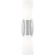 Emrys 2 Light 4.5 inch Brushed Nickel Wall Sconce Wall Light