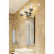 Archer 3 Light 25 inch Polished Nickel Vanity Wall Light