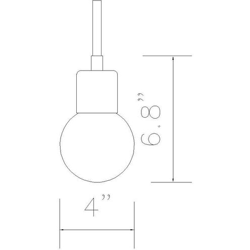 Neutra 1 Light 6 inch Matte Black and Foundry Brass Pendant Ceiling Light