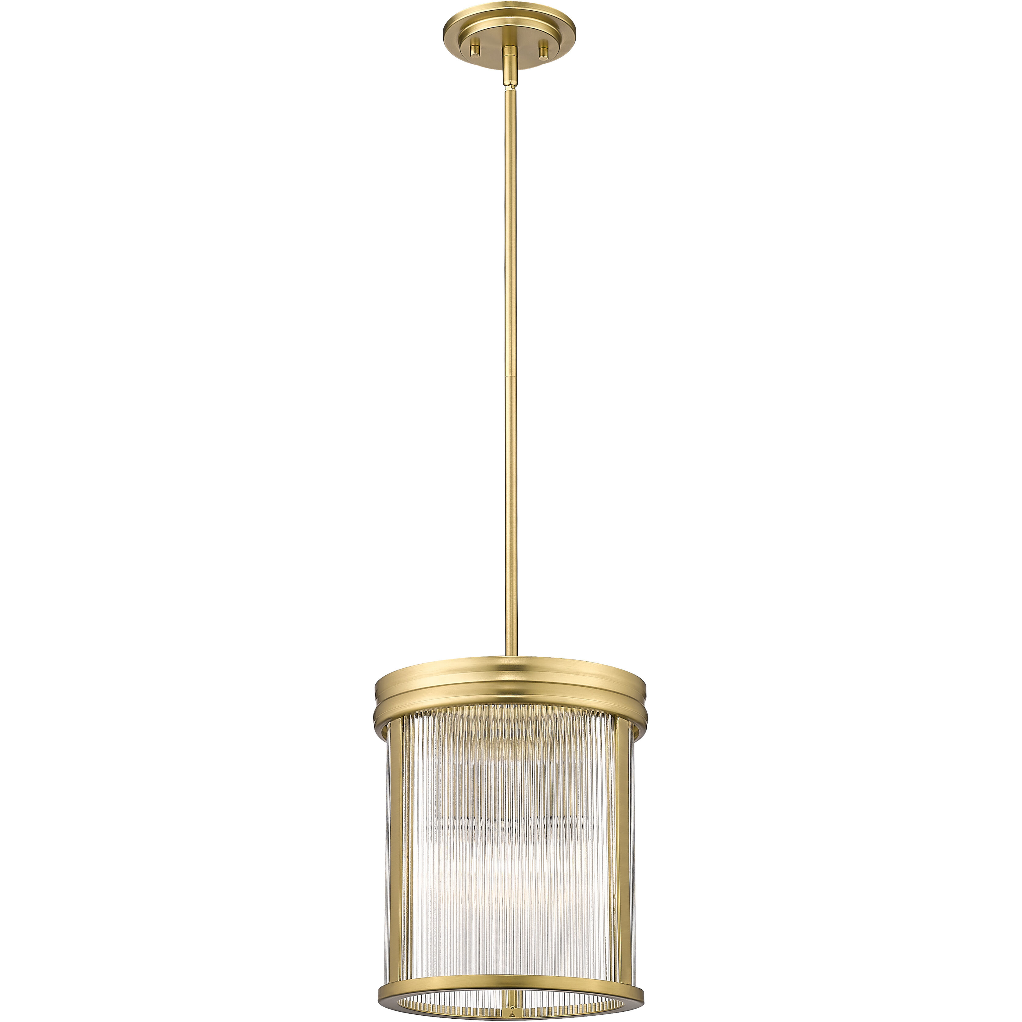 Carnaby 3 Light 10 inch Modern Gold Pendant Ceiling Light