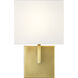 Saxon 1 Light 7 inch Rubbed Brass Wall Sconce Wall Light
