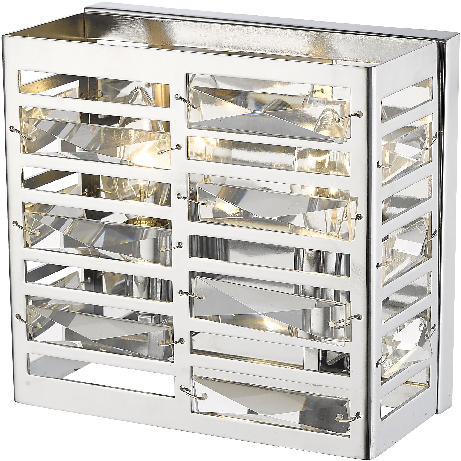 Cronise 2 Light 8.5 inch Chrome Wall Sconce Wall Light