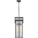 Fortis 2 Light 9.25 inch Sand Black Outdoor Chain Mount Ceiling Fixture