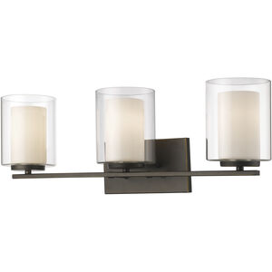 Willow 3 Light 24 inch Olde Bronze Vanity Wall Light