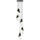 Aimie 5 Light 12 inch Matte Black Chandelier Ceiling Light