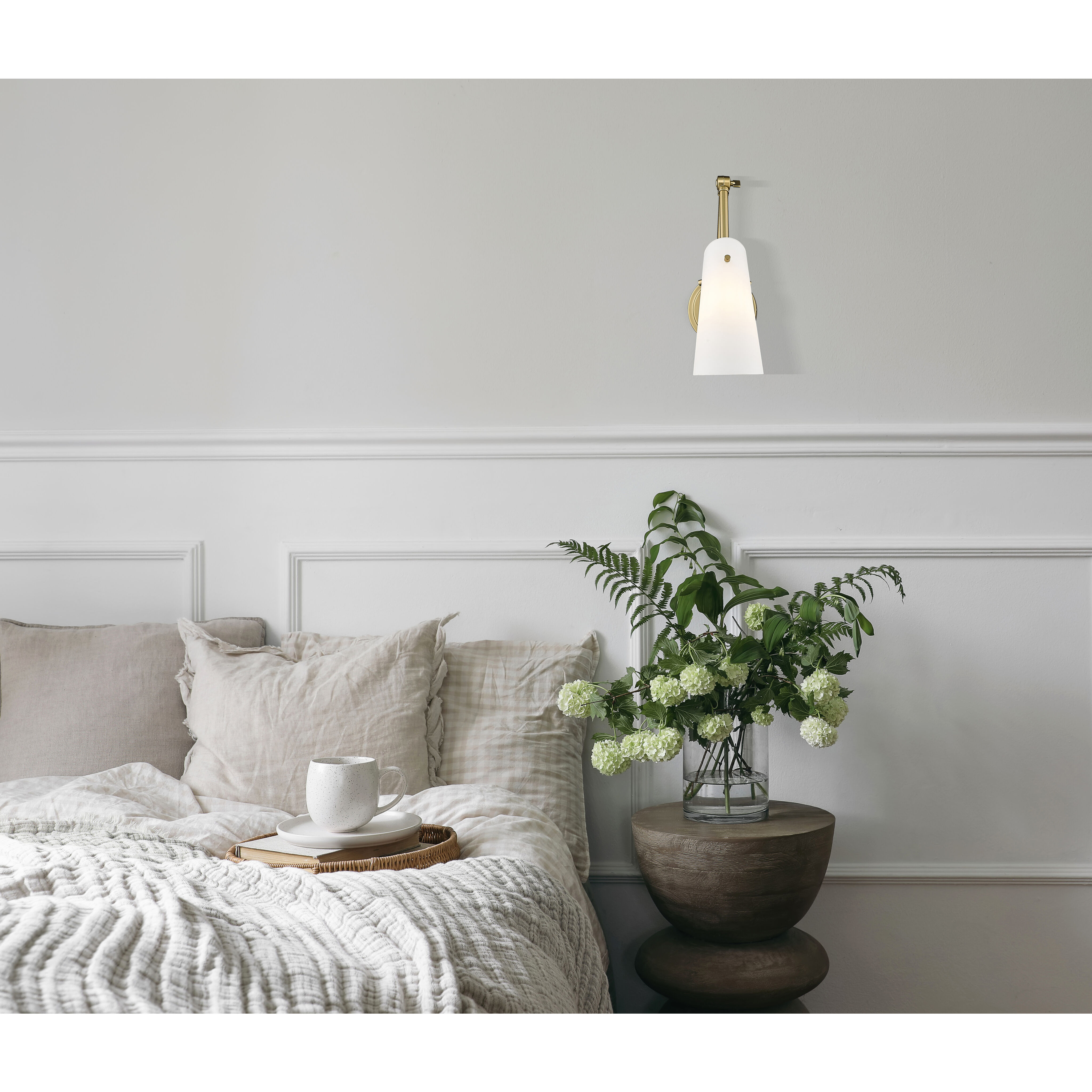 Julia 1 Light 5.25 inch Modern Gold Wall Sconce Wall Light