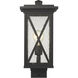 Brookside 1 Light 15.75 inch Black Outdoor Post Mount Fixture