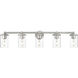 Thayer 5 Light 39 inch Brushed Nickel Vanity Wall Light