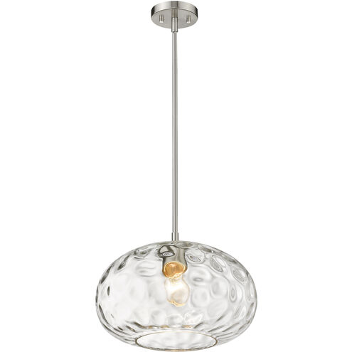 Chloe 1 Light 14 inch Brushed Nickel Pendant Ceiling Light