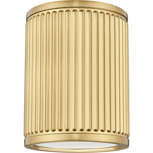Stari LED 6.25 inch Modern Gold Flush Mount Ceiling Light