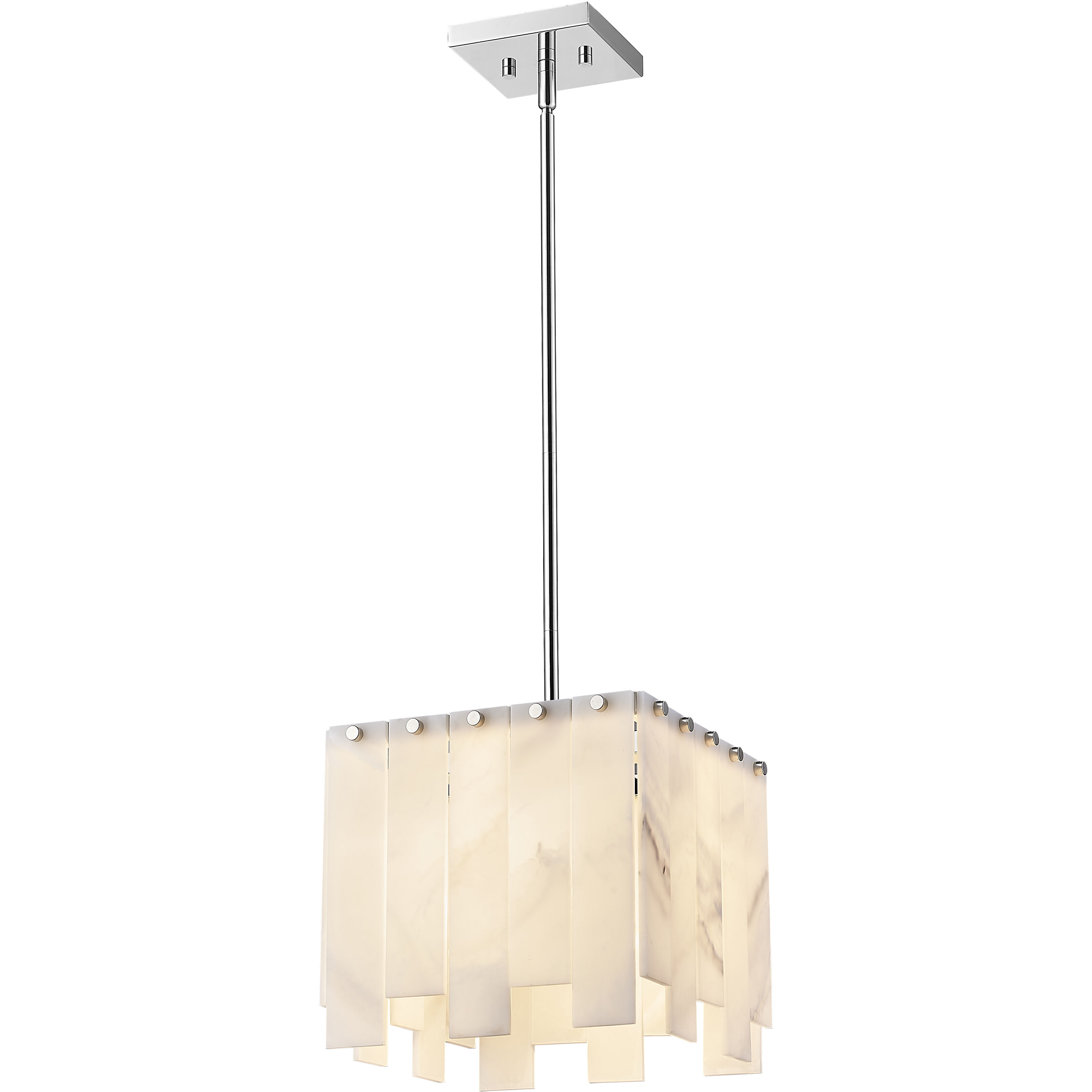 Viviana 1 Light 11.5 inch Polished Nickel Pendant Ceiling Light
