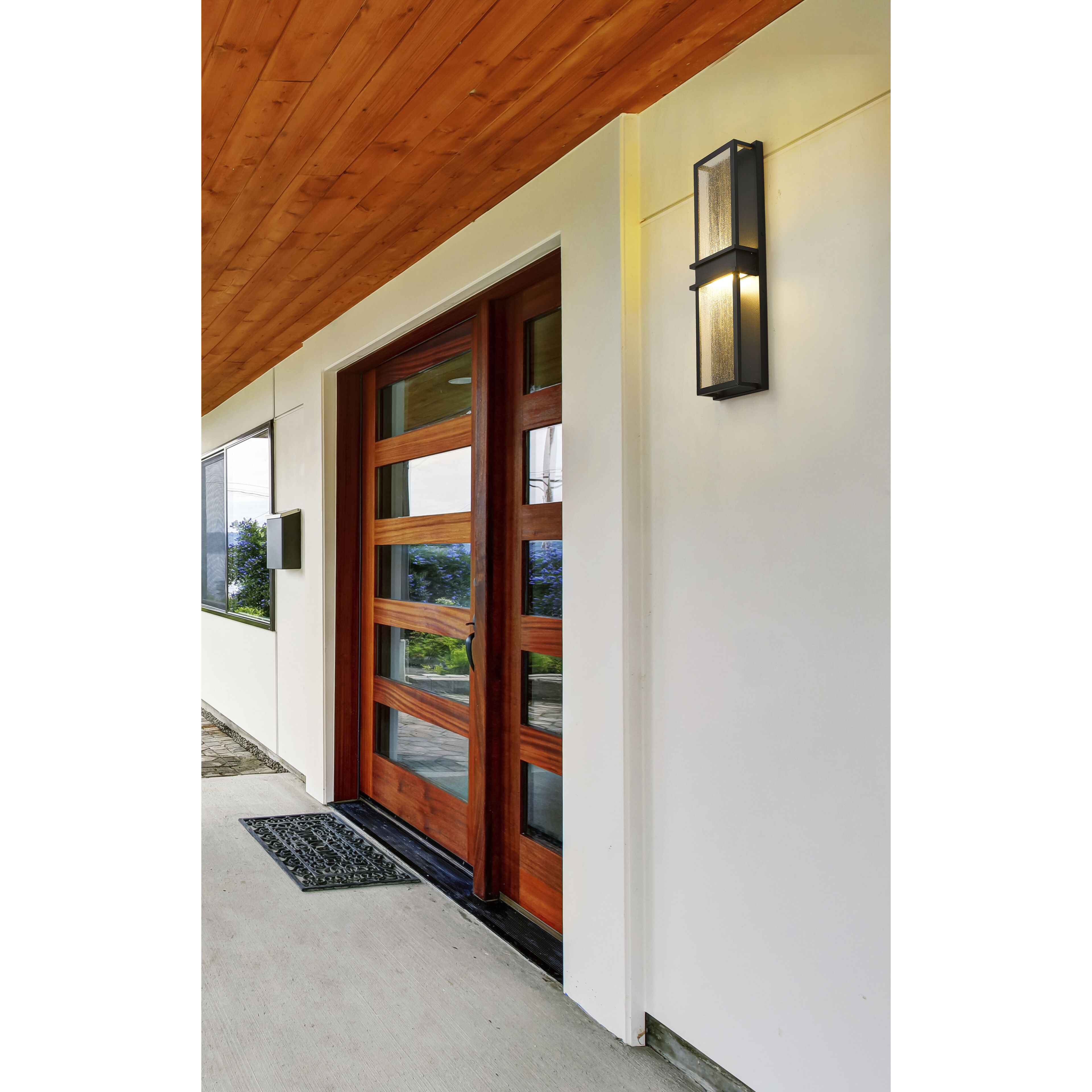 Eclipse LED 24 inch Black Outdoor Wall Light