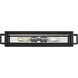 Titania 2 Light 24 inch Black and Chrome Vanity Wall Light