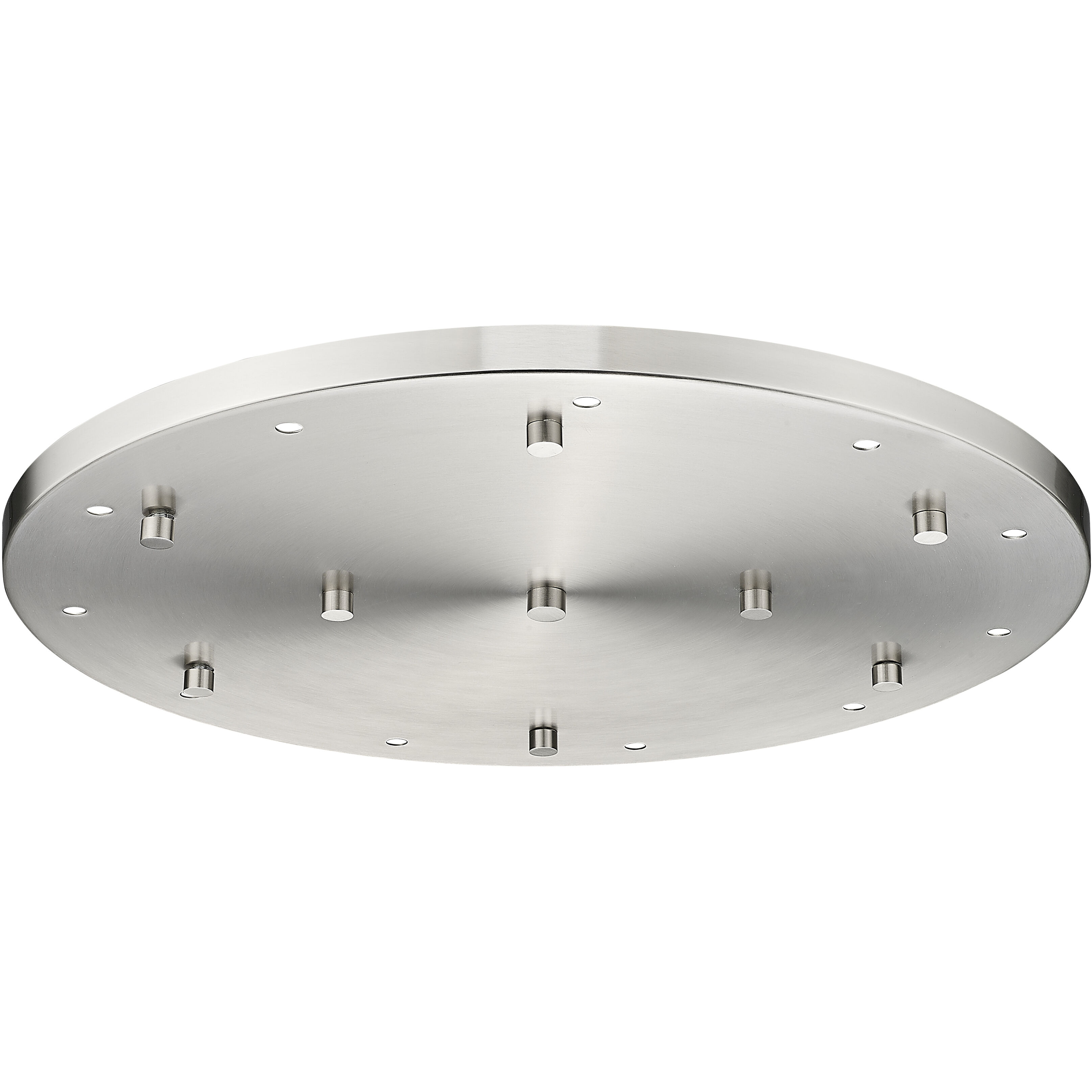 Multi Point Canopy Brushed Nickel Ceiling Plate in Brushed Gold