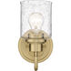 Kinsley 1 Light 5.25 inch Heirloom Gold Wall Sconce Wall Light