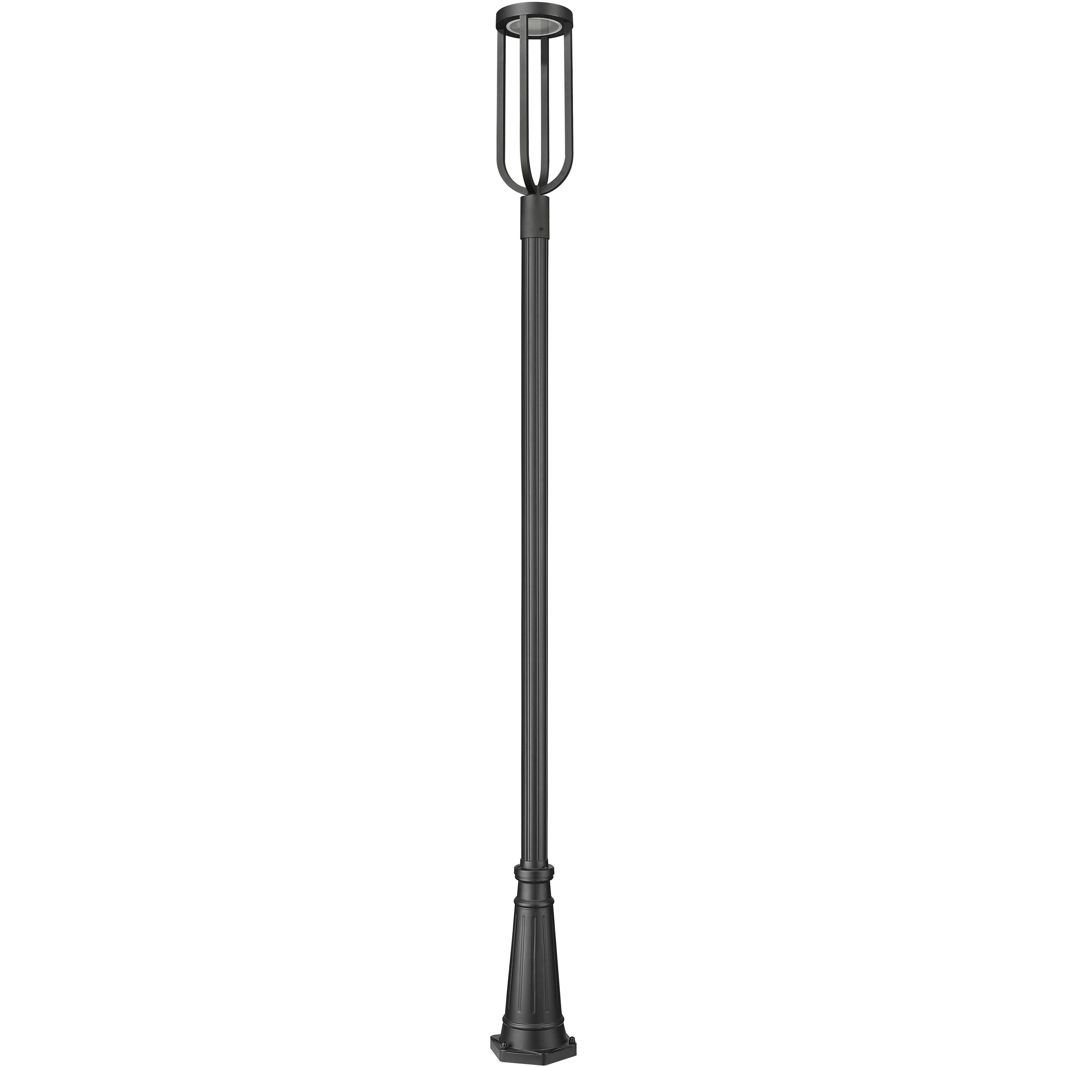 Leland LED 117.75 inch Sand Black Outdoor Post Mounted Fixture
