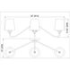 Gianna 3 Light 32 inch Matte Black Wall Sconce Wall Light