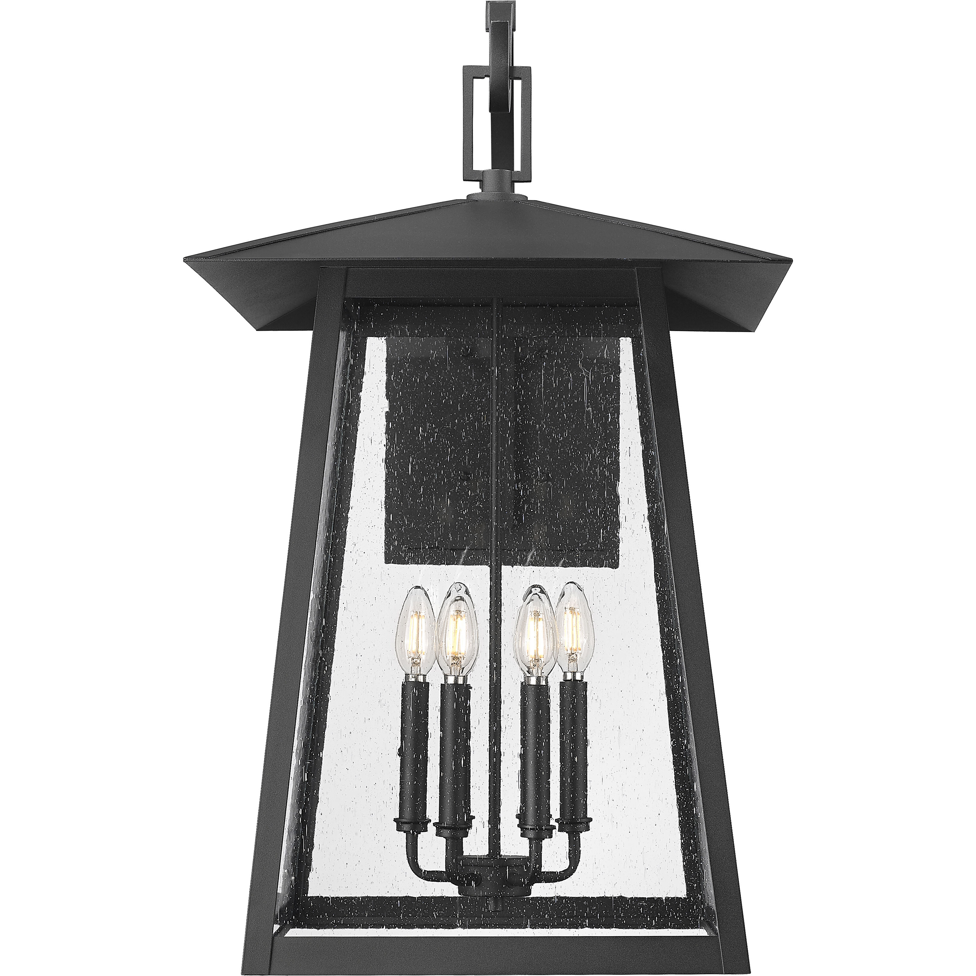 Rainer Outdoor Wall Light in Black, G9