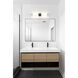 Cooper LED 25 inch Matte Black Vanity Wall Light