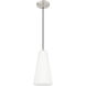 Farrell 1 Light 7.25 inch Brushed Nickel Pendant Ceiling Light