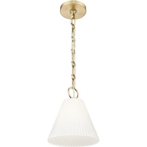 Alaric 1 Light 10 inch Modern Gold Pendant Ceiling Light