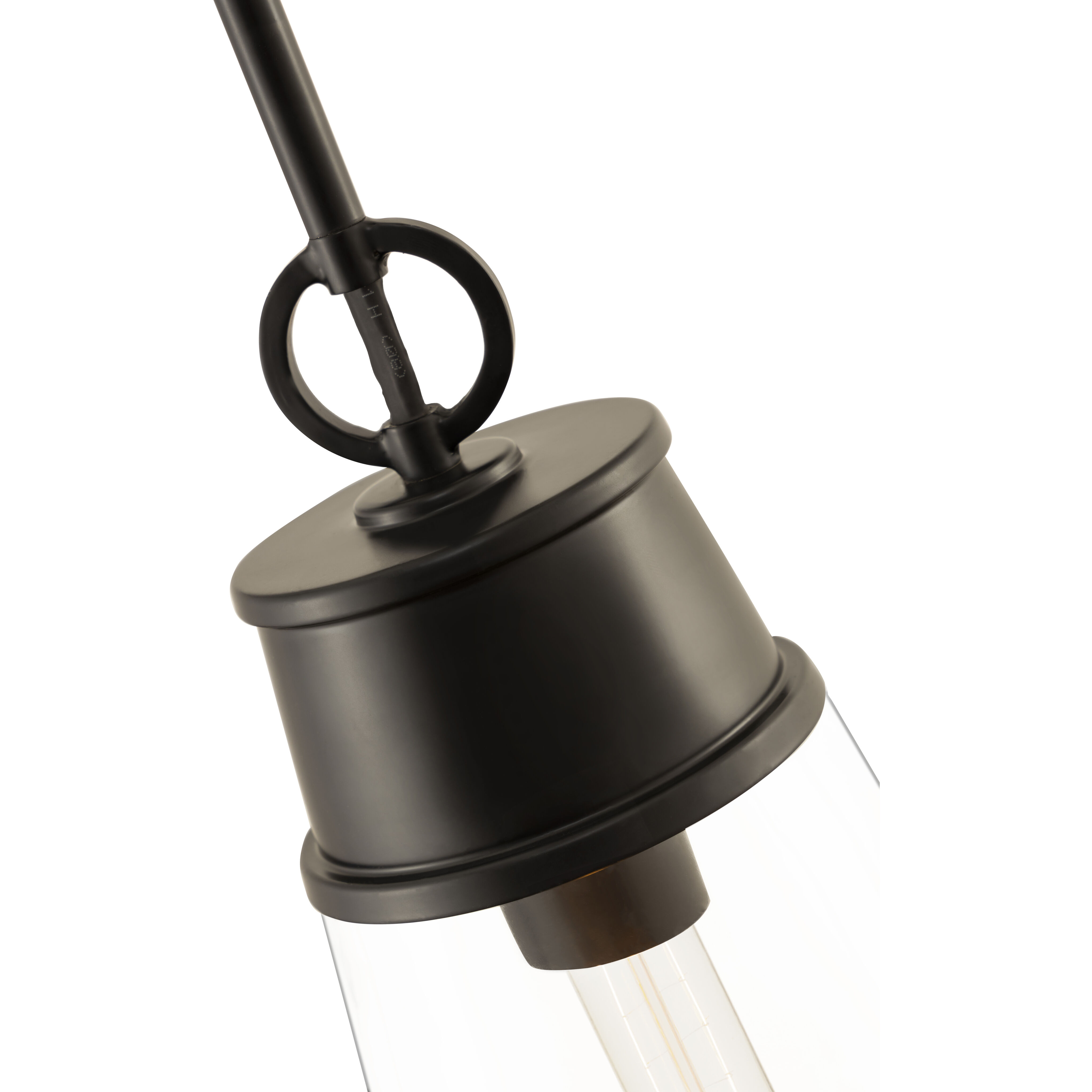 Wentworth 1 Light 7.5 inch Matte Black Pendant Ceiling Light