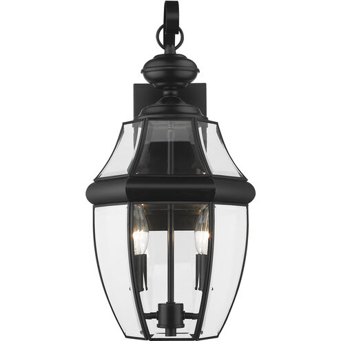 Westover 2 Light 20.25 inch Black Outdoor Wall Light