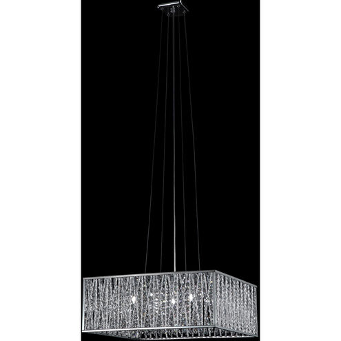 Terra 5 Light 19.75 inch Chrome Chandelier Ceiling Light