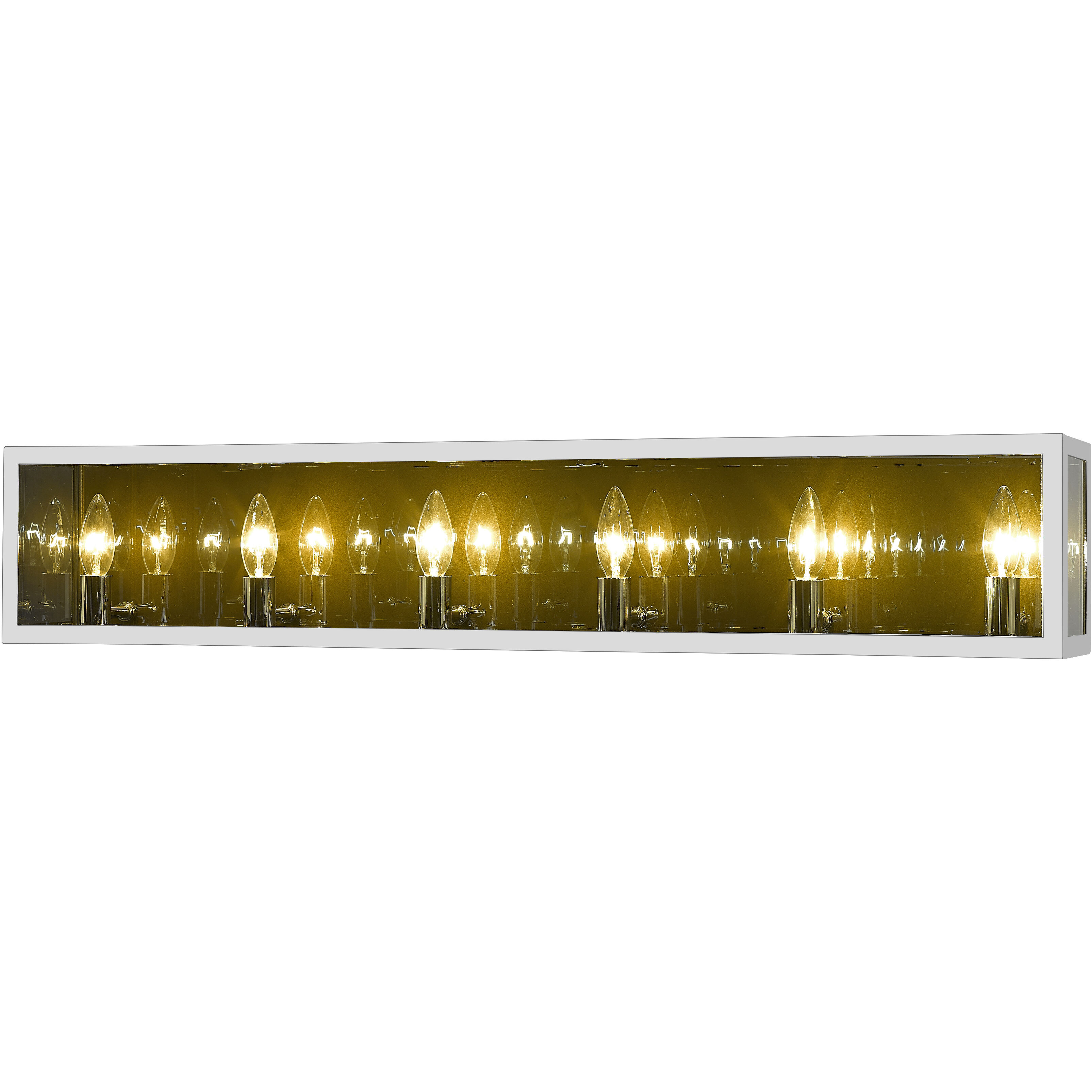 Infinity 6 Light 36 inch Chrome Vanity Wall Light