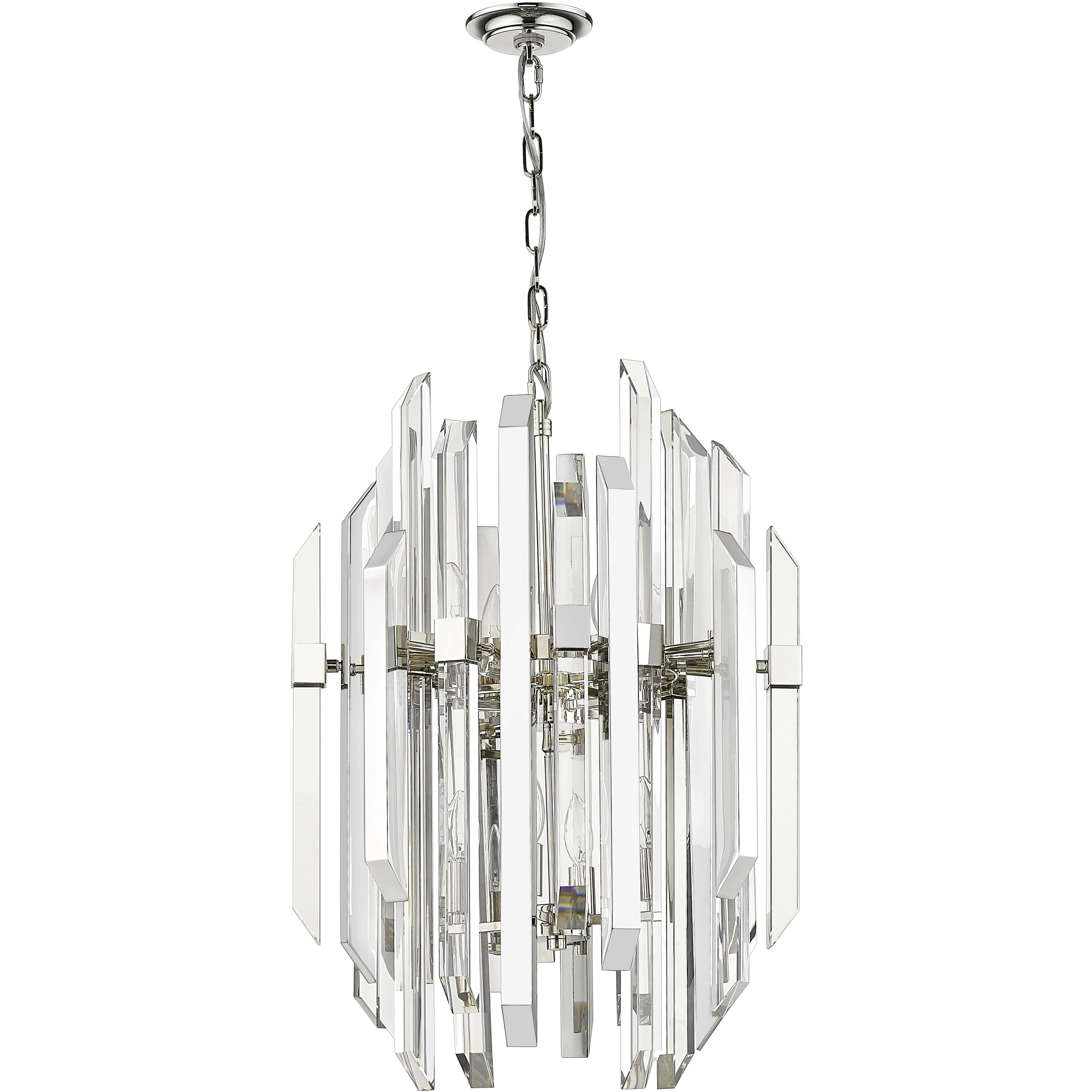 Bova 9 Light 20 inch Polished Nickel Chandelier Ceiling Light