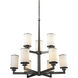 Savannah 9 Light 29 inch Olde Bronze Chandelier Ceiling Light