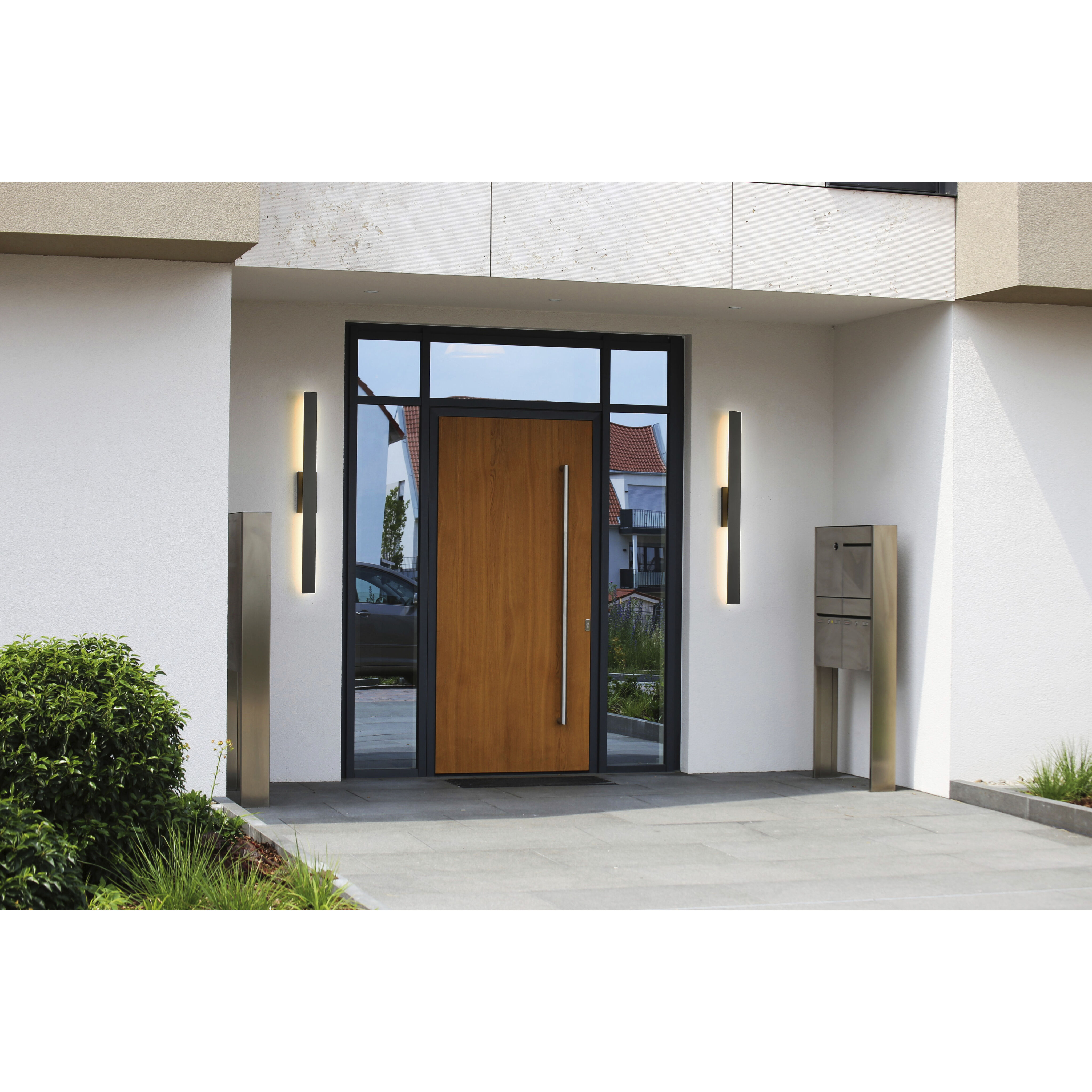 Stylet LED 3.75 inch Sand Black Outdoor Wall Light