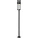 Luca LED 101.51 inch Black Outdoor Post Mounted Fixture