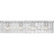 Glacier 4 Light 31.25 inch Chrome Vanity Wall Light