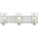 Beckett 3 Light 23 inch Brushed Nickel Vanity Wall Light