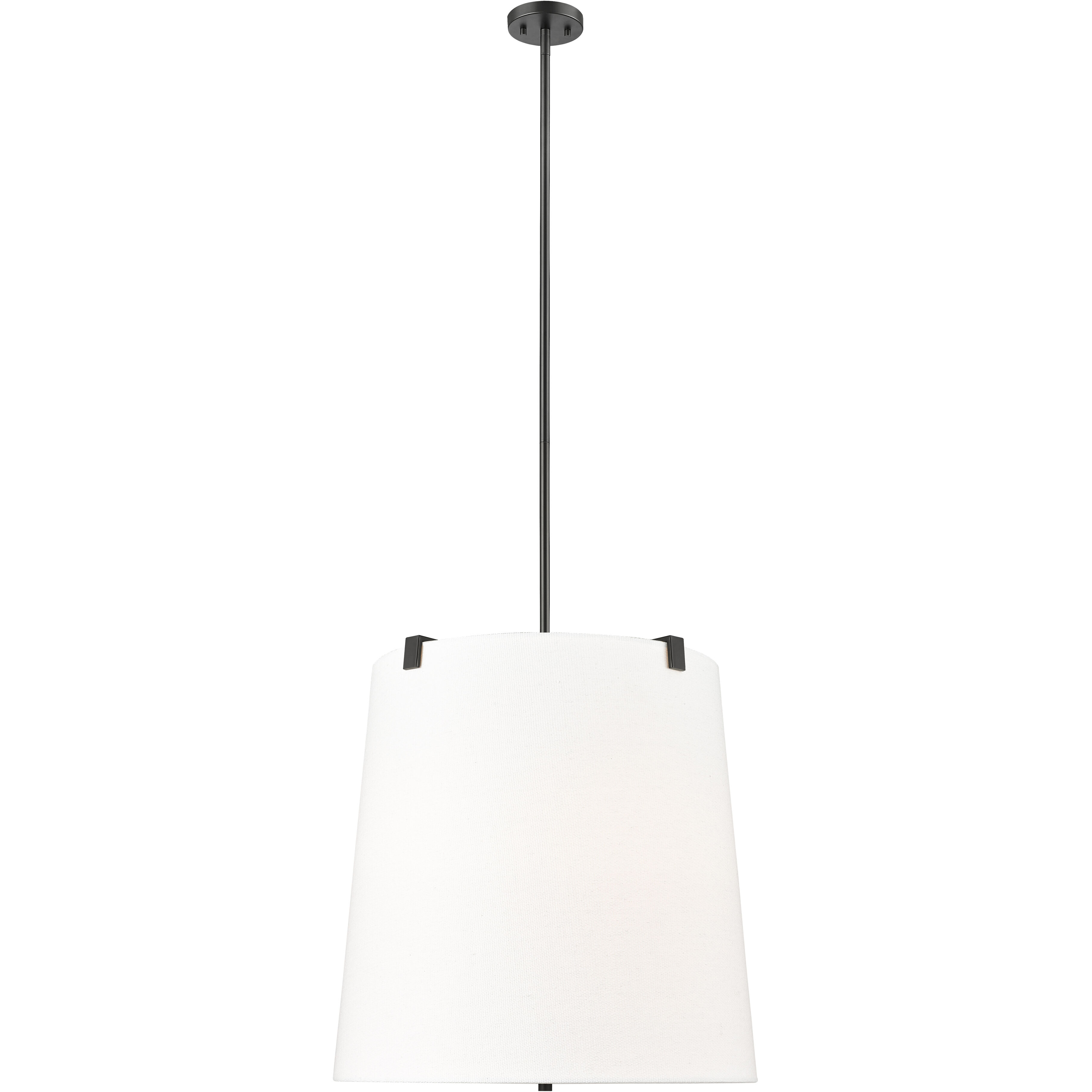 Weston 6 Light 24 inch Matte Black Pendant Ceiling Light