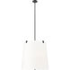 Weston 6 Light 24 inch Matte Black Pendant Ceiling Light