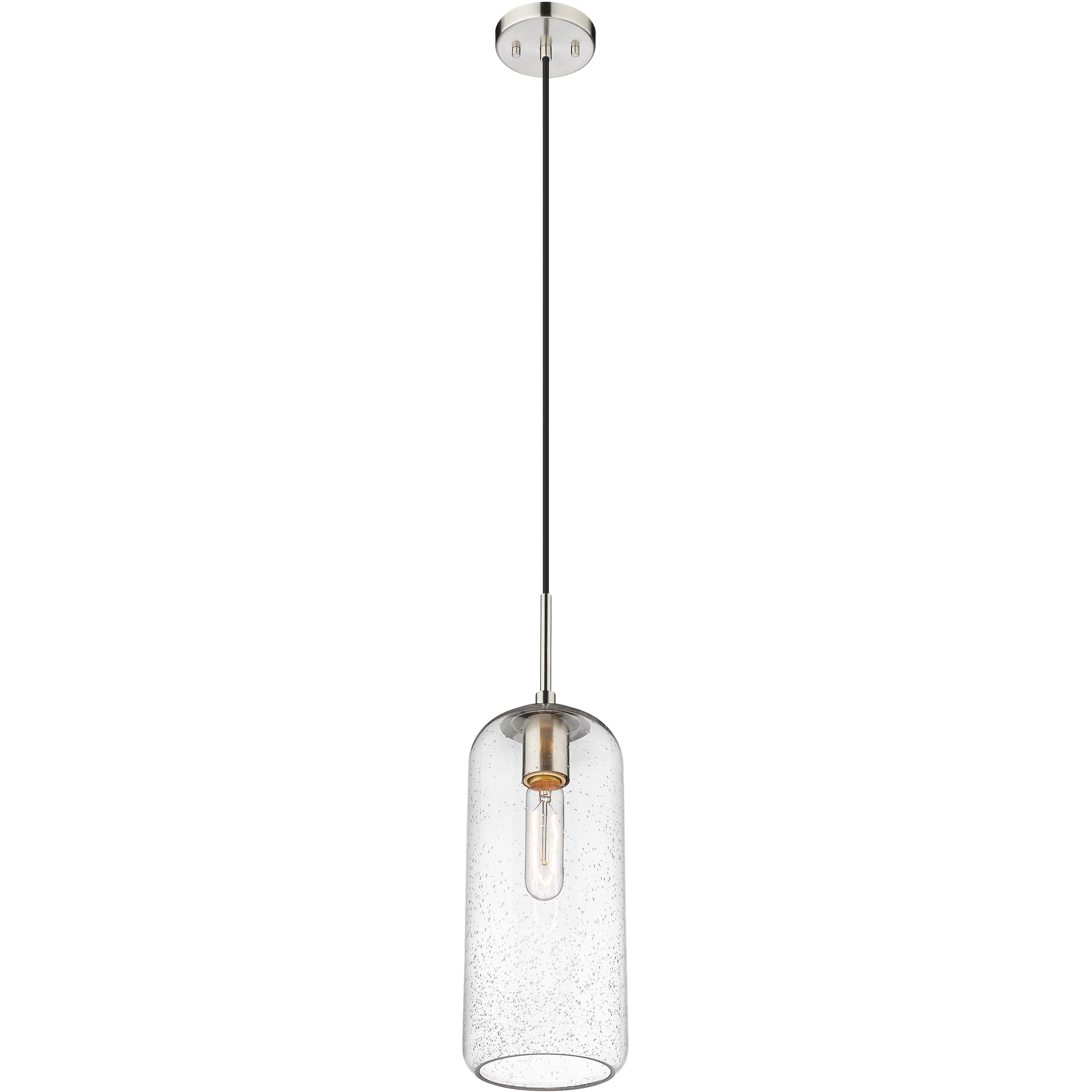 Monty 1 Light 5.25 inch Brushed Nickel Pendant Ceiling Light
