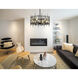 Garroway 6 Light 24 inch Matte Black Chandelier Ceiling Light