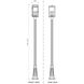 Hartwell 4 Light 116.75 inch Sand Black Outdoor Post Mounted Fixture