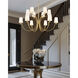 Cordelia 12 Light 48 inch Modern Gold Chandelier Ceiling Light