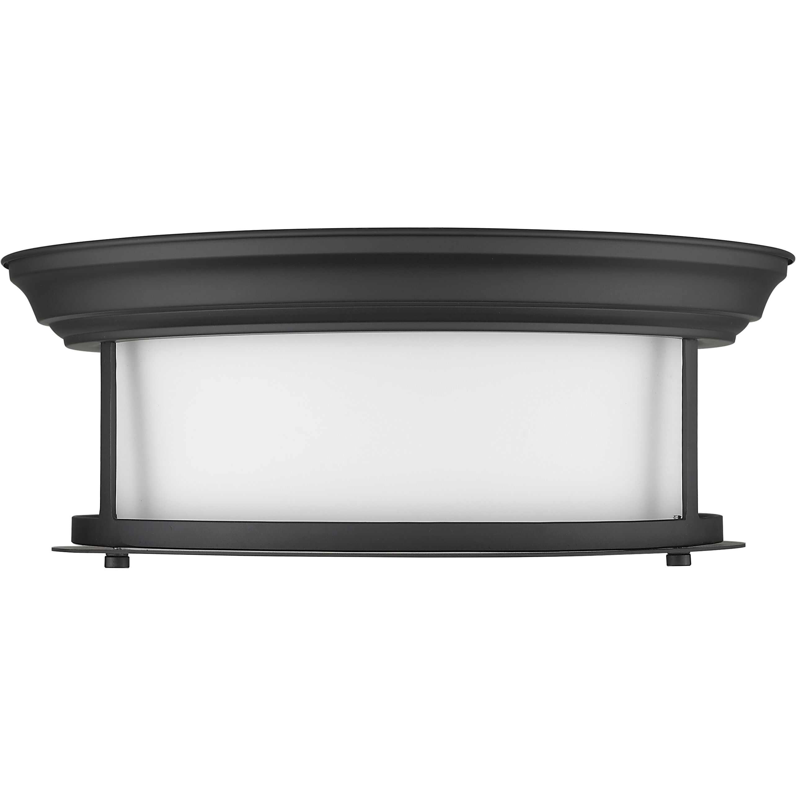 Sonna 2 Light 13.5 inch Matte Black Flush Mount Ceiling Light