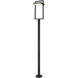 Luttrel LED 104 inch Black Outdoor Post Mounted Fixture