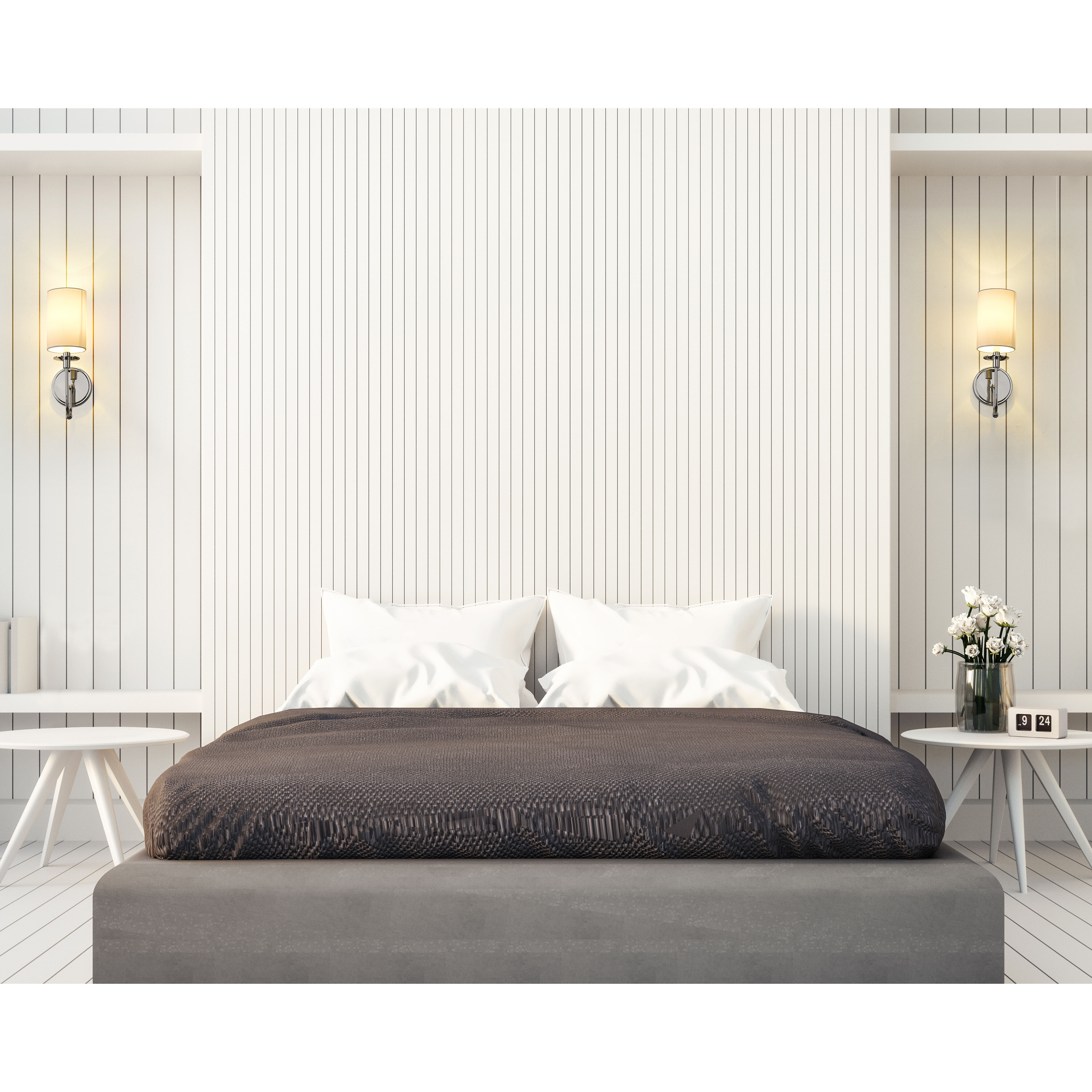 Ella 1 Light 5 inch Polished Nickel Wall Sconce Wall Light