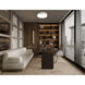 Stari LED 16.75 inch Brushed Nickel Flush Mount Ceiling Light
