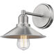 Casa 1 Light 9.5 inch Brushed Nickel Vanity Wall Light in Brushed Nickel Steel